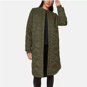 Mondetta Ladies Quilted Freezer Jacket, Green Size S